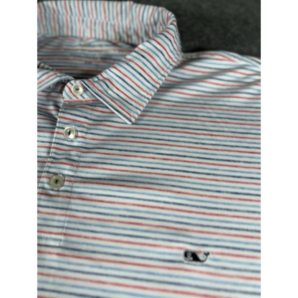 Men's Vineyard Vines On-The-Go Sankaty Polo XXL Multicolor Golf Polo